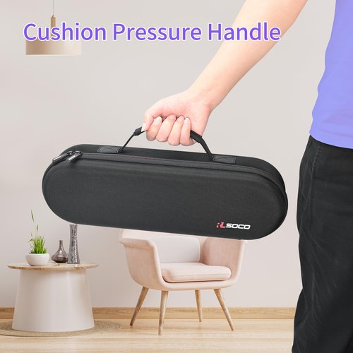 RLSOCO Travel Case for Dyson Airstrait Straightener/Corrale Styler Straightener (Black)