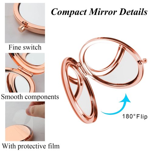 PLITI Niece Gift Niece Birthday Gift Niece Graduation Gift to My Beautiful Niece Compact Mirror from Aunt Uncle (Niece Amazing CMrg)