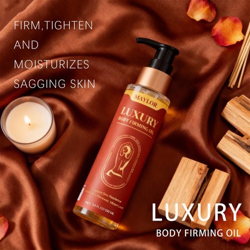 Body Firming Oil - Luxury Toning & Tightening Treatment for Crepey Skin - Hydrating, Nourishing Elixir to Improve Skin Texture & Elasticity - 100ml (1)
