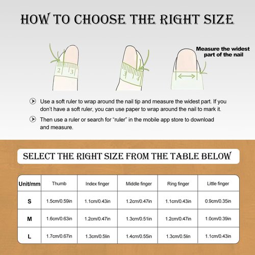Handmade Press on Nails with Charms - Long Square French False Nails, Stars, Leopard, 3D Flower Embossed Designs for Women & Girls, Nail Kit