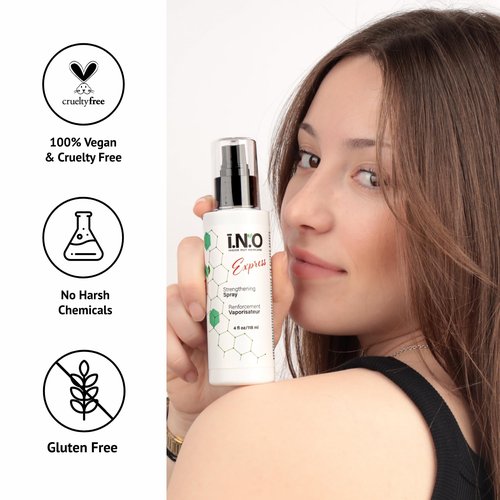Earthly Body Inside Out Haircare Strengthening Express Spray - 4 fl oz - Strengthens, Detangles & Adds Shine - Vegan & Cruelty Free