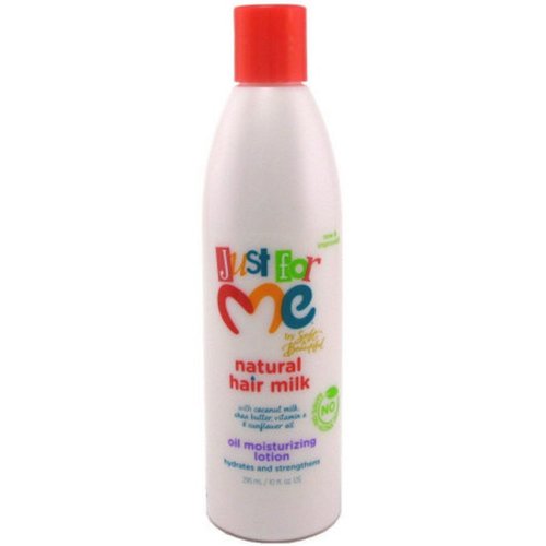 Just For Me Hair Milk Oil Moisturizing Lotion 10 Ounce (295ml) (Pack of 3)