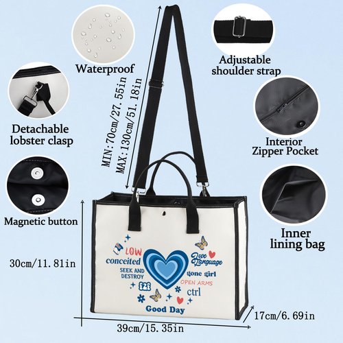 BWWKTOP Singer Album Cosmetic Makeup Bag Concert Fans Gift Zipper Pouch Merchandise (GoodDay BG)