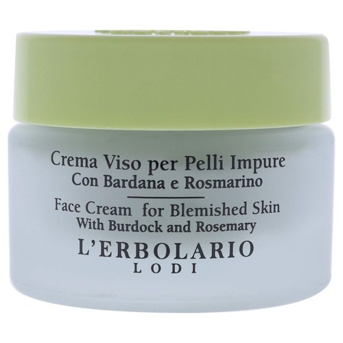L'Erbolario Face Cream For Blemished Skin - Face Moisturizer for Oily and Combination Skin - Facial Moisturizer with Immediate Matte Effect - 1 oz