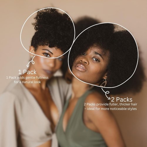 SIYUSI Kinky Curly Clip In Extensions, 3C 4A 100% Brazilian Remy Human Hair Clip Ins, Invisible & Scalp-Friendly, Natural Black Color, 3.52oz, 7Pcs (12 Inch)
