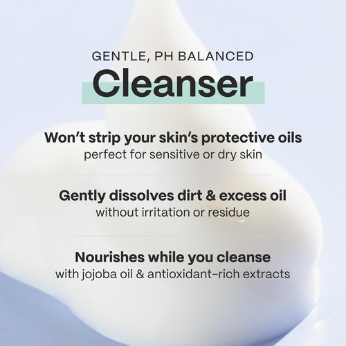 Mad Hippie Cream Cleanser 2-Pack – Gentle Formula with Hyaluronic Acid, Jojoba Oil & Green Tea, Skin Barrier Protection, 4 Oz Ea