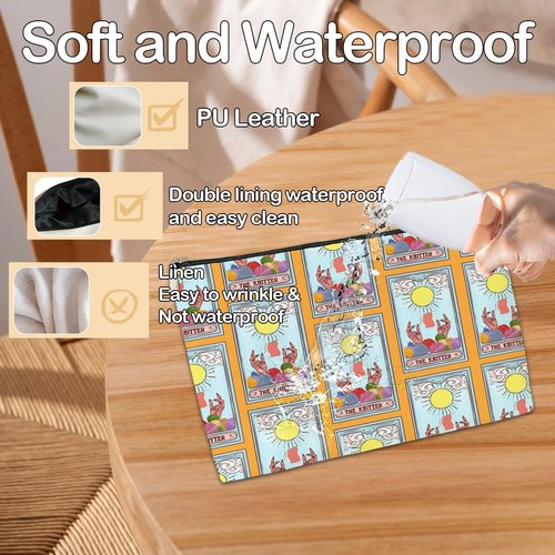 Crochet & Knitting Gifts: Makeup & Accessory Bags, Beach Bag, Supply Gift