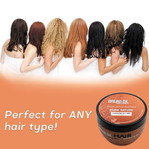 BINGO HAIR CARE Moroccan Argan Oil Shampoo, Conditioner and Hair Mask Set