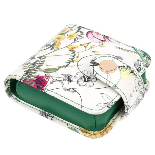 kilofly Genuine Leather Double Lipstick Case Cosmetic Makeup Holder + Gift Box