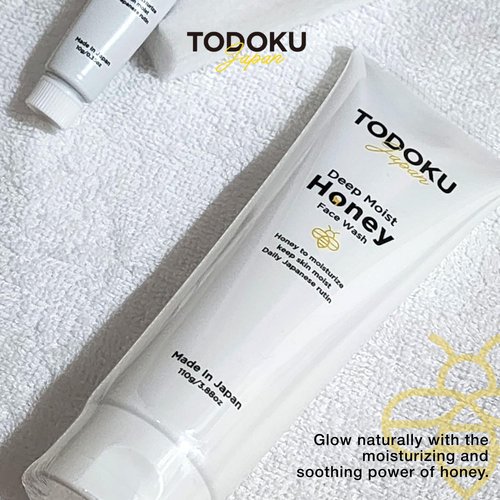TODOKU JAPAN Deep Moist Honey Face Wash - 110g