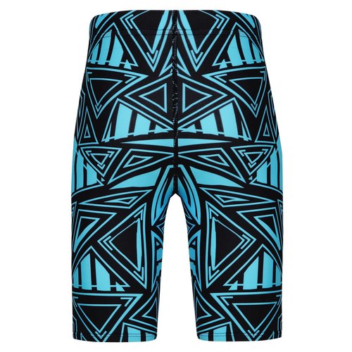 BELEROY Boys' Swim Jammers Competitive Swim Team Suit Quick Dry Bathing Suit Youth Kids Athletic Swimming Shorts UPF 50+(Lake Blue,M)