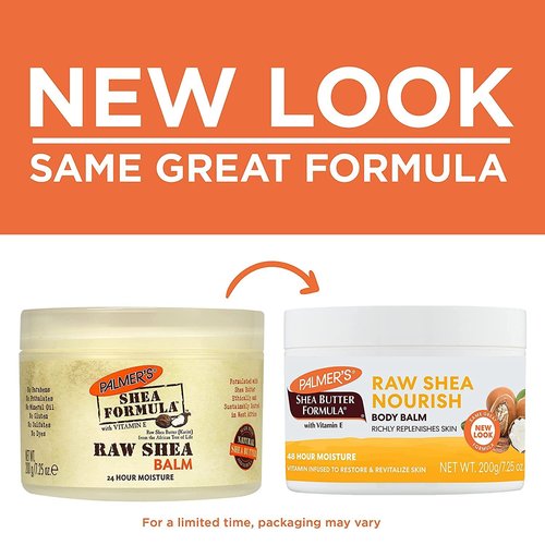 Palmer's Raw Shea Butter Formula Balm 7.25 oz (Pack of 2)
