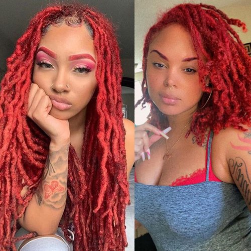 Afro Kinkys Bulk Human Hair 100% Human Hair for Black Women/Men Dreadlock Extensions Repair Locs Twists and Braids 1 Pack 50 Gram(10 Inch 99J 1 Bundles/Package)