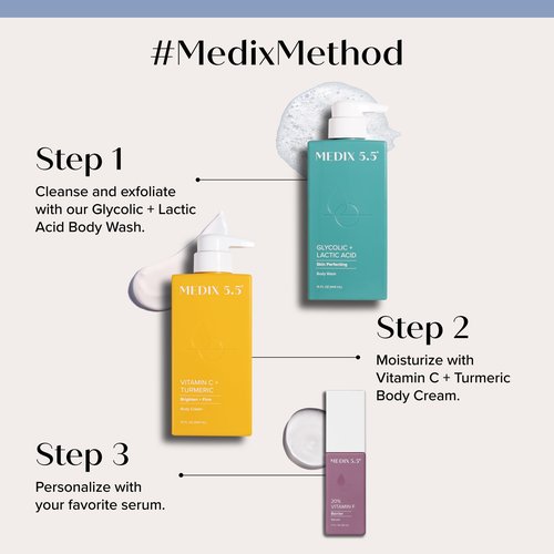 Medix 5.5 Vitamin C Cream Face Lotion & Body Lotion Moisturizer | Anti Aging Skin Care Firming & Brightening Cream Diminishes The Look Of Uneven Skin Tone, Age Spots, & Sun Damaged Dry Skin, (2-Pack)