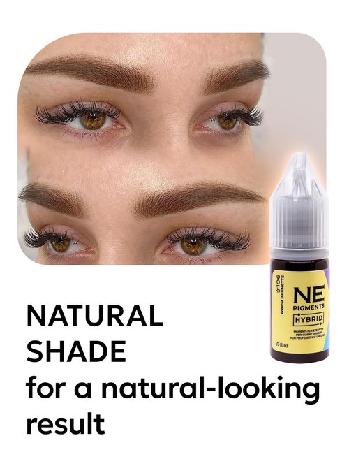 Warm Brunette #106 - By Elena Nechaeva - Microblading Ink for Eyebrows - Permanent Makeup - Professional Tattoo Pigment