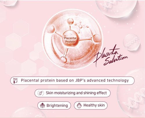Plareceta Placenta Collagen Ampule, Firming, Pore Refining, Anti-aging, Strengthens Skin Barrier, Korean Skin Care, Clinically Tested, 1.0 Fl Oz