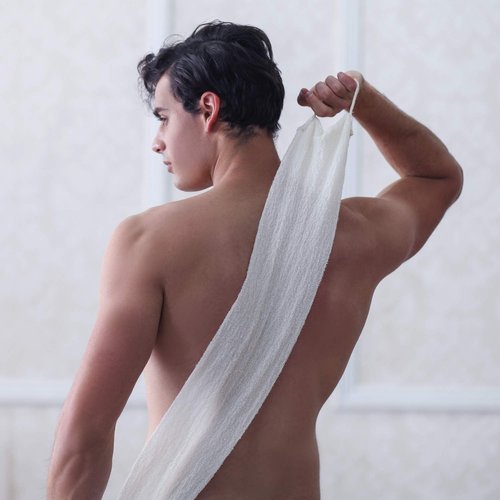 Daily Concepts - Daily Stretch Wash Cloth Refill for Whole Body Exfoliation, Stretches Upto Three Times its Size, Vigorous Texture Safe for All Skin Types 68g… (REUSABLE, 2, Count)