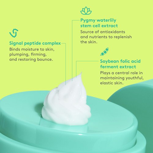 Drunk Elephant Protini Polypeptide Cream - 15 ml/.5 fl oz - Firming Moisturizer - Clean Clinical Skincare - Cruelty-Free - Dermatologist-Tested - Free of Essential Oils, Silicones, and Fragrance