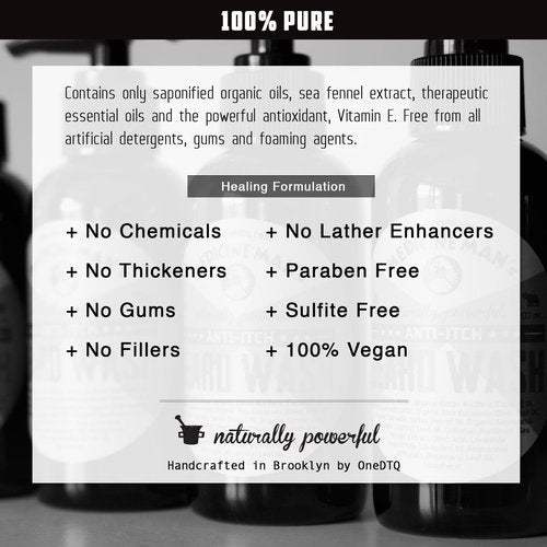 OneDTQ Medicine Man's Itchy Beard Wash 4,7 FL OZ