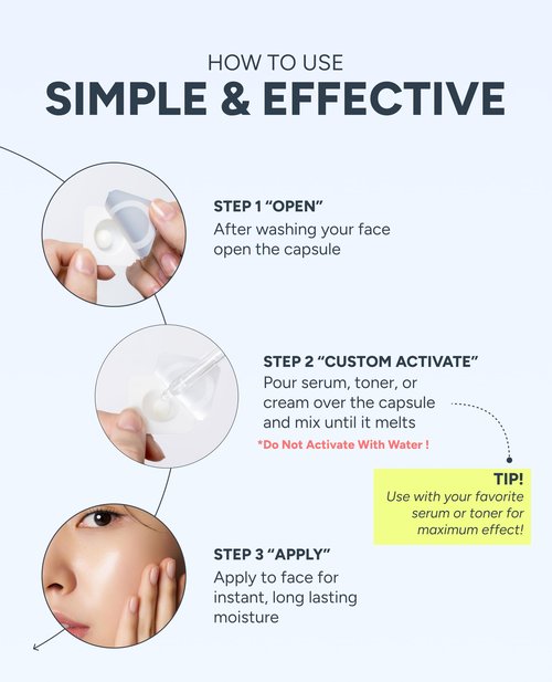 Healmize Pure Hyaluronic Melting Snowball Capsule (30ea) – 99.5% Pure Hyaluronic Acid – One Capsule Delivers 1.6 Bottles Worth of Serum Hydration – For Sensitive Skin, Freeze-Dried Format