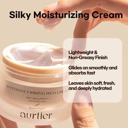 Aurtier Collagen Mist & Collagen Boosting Peptide Cream Set – Korean Skincare for Deep Hydration,Firming,Plumping, and Radiant Glass Skin Glow, Anti-Aging Moisturizer 1.69 oz & Jelly Mist 3.38 fl.oz