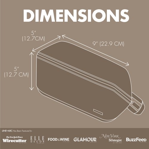 LINE+ARC Machine-Washable Neoprene Toiletry Bag (Sage) Modern Green Dopp Kit Soft Insulation for Cosmetics Makeup Travel Skincare Shaving Large Case Men Women Overnight Easy-to-Clean