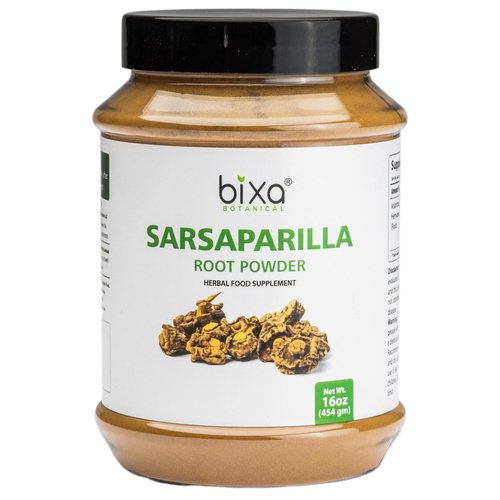 bixa BOTANICAL Sarsaparilla Root Powder | Hemidesmus Indicus (Anantmool) | Ayurvedic Herbal Supplement |Gluten Free, Non-GMO, Steam Treated, Vegan, 100% Pure,140+ Years of Herbal Heritage |1 lb/16oz