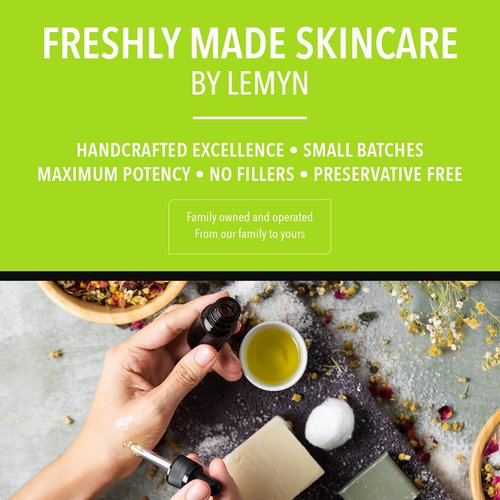 Lemyn Organics Argireline Youth Peptide Face Oil Serum | Anti-Aging, Hydrating, and Firming | Freshly Made Skincare | 15ml
