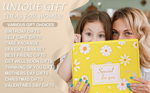 Gift Baskets for Women, Care Package, Get Well ,Self Care Gifts After Surgery Thinking of You Gifts Blanket Relaxing Spa Gifts Birthday Gifts for Mom Sister Her
