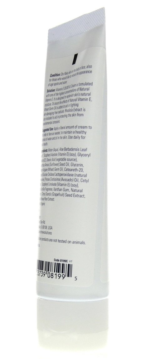 Vitamin E Cream 28,000 IU - 4 oz. (Two Pack)