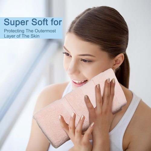 Mindsoft 21 Pack Washcloths for Face 14" x 14" Absorbent and Soft Hand Towels Bulk Set 100% Cotton Ring Spun Hand Towels for Bathroom Gym Wash Cloths(Multicolor)