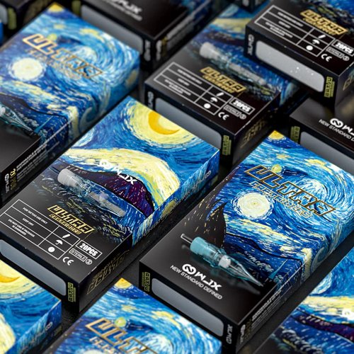Wjx Ultra Tattoo Cartridges 1011RL 20Pcs Tattoo Needles Round Liner Bugpin Size Fit in Most Tattoo Guns