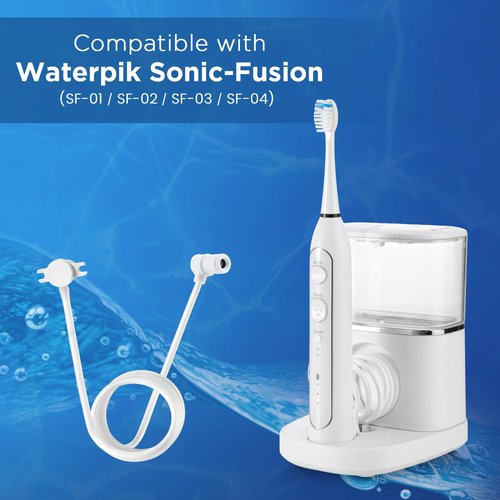 Replacemet Hose Fit for Waterpik Sonic-Fusion SF-01/02/03/04, Replacement Parts for Water pik Accessories, 2Pack