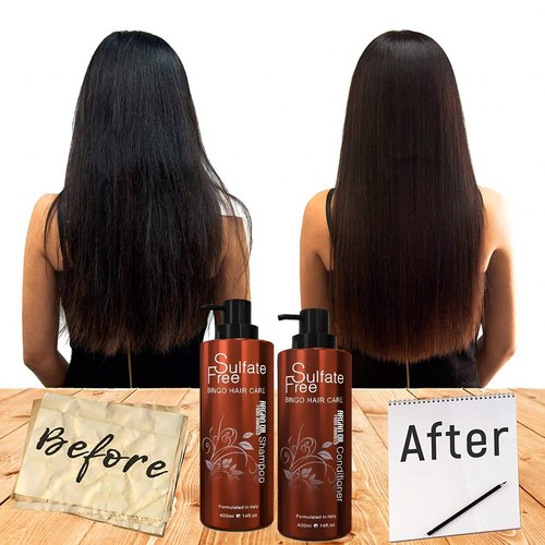 BINGO HAIR CARE Moroccan Argan Oil Shampoo, Conditioner and Hair Mask Set