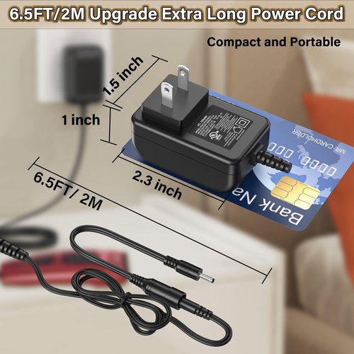 12V Trimmer Charger Replacement Fit for BaByliss PRO FX3 FXX3T Cordless Hair Trimmer Power Cord AC Adapter for BaBy liss PRO FX 3 FXX3C FX3C FX 3C for BabylissPro DSA-12PF09-12FUS 120100 (R) (T) DC12V