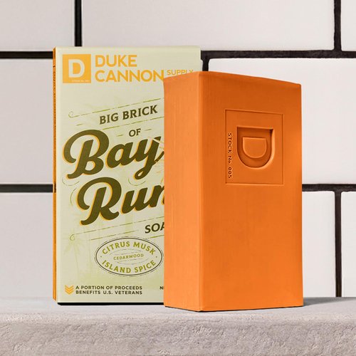 Duke Cannon Big Brick of Soap for Men – Bay Rum, Citrus Musk & Cedarwood Scent, Extra Large 10 oz Bars, 3-Pack
