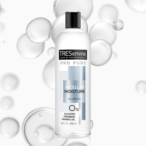 TRESemmé Pro Pure Moisture Shampoo for Daily Moisture, Paraben and Dye Free, 16 oz (4 Count)