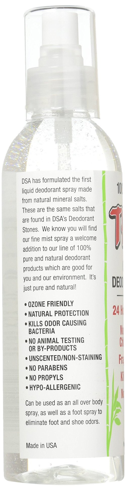 Thai Deodorant Stone Crystal Deodorant Mist, 8 Oz (Pack of 6)