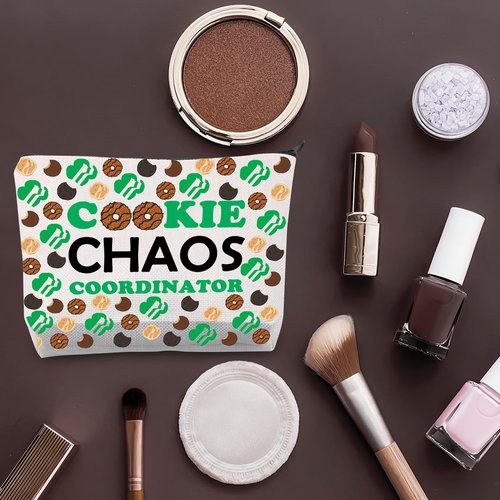 BDPWSS Scout Cookie Gift Scout Troop Leader Gifts Scouts Mom Gifts Cookies Chaos Coordinator Funny Scouts Cookies Dealer Bag (Chaos coordinator bag)