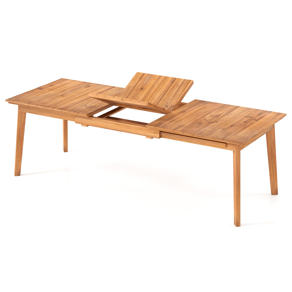 71 Inch-94 Inch 6-8 People Patio Extendable Dining Table