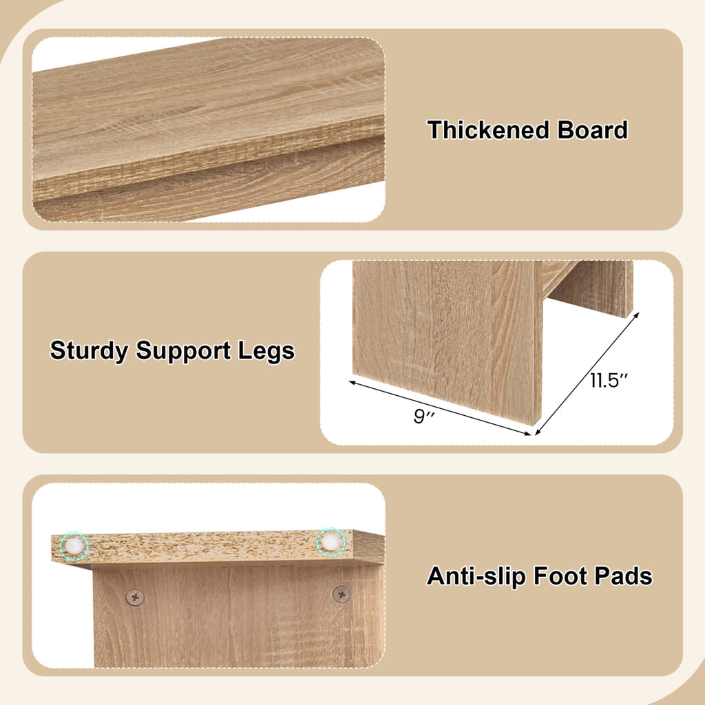 71" Console Table with Storage - Natural