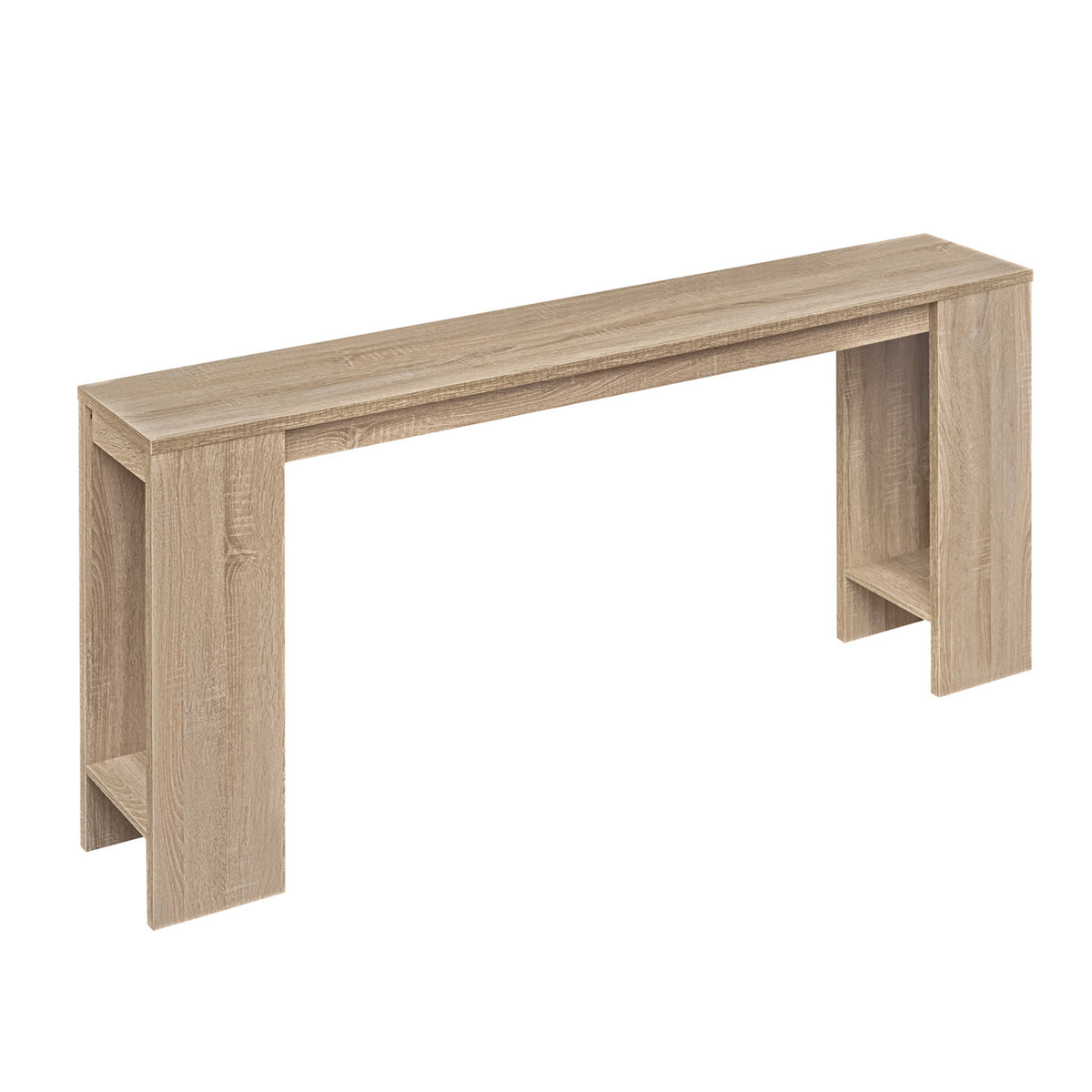 71" Console Table with Storage - Natural