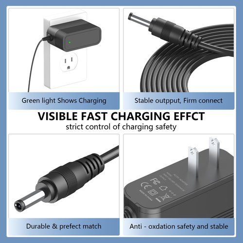 Charger for Remington PG525 PG6025 MB2500 PG6135 PG6060 All-in-One Trimmer Replacement for Remington PG606 PG6015 PG6135 Clippers AC Adapter Power Cord