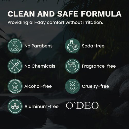 Natural Deodorant for Women - Aluminum & Baking Soda Free - Vegan & Organic - Unscented - 4 oz