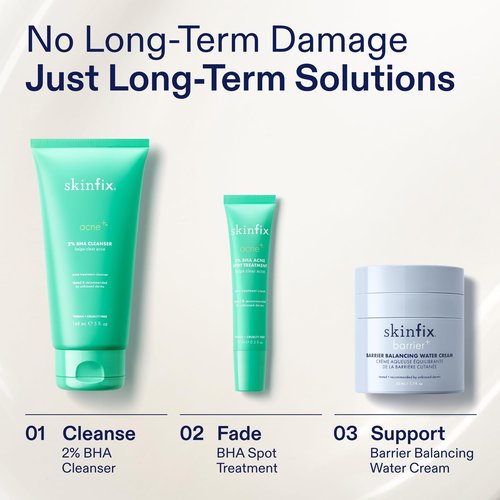 Skinfix 2% BHA Spot Treatment - 0.5 fl oz - Clears Acne Blemishes & Blackheads with Niacinamide - Fragrance Free - Vegan, Cruelty Free