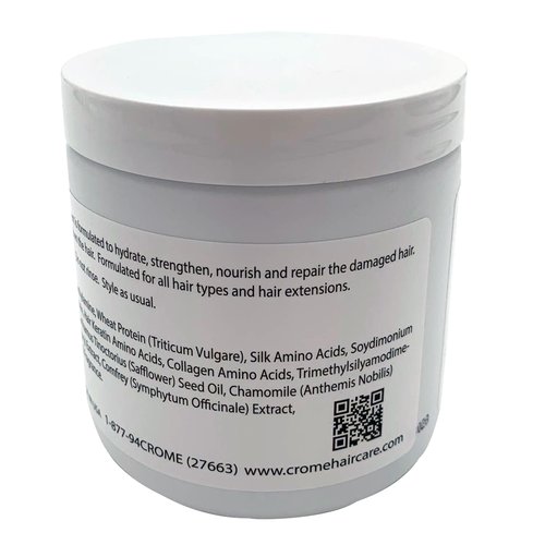 Crome Hair Food - Keratin Leave-In Conditioner - 16 Oz - Hair Treatment