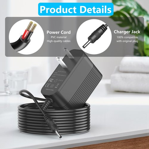 5V 350MA Charger for Remington Shaver, Trimmer Power Cord Compatible with Remington PG525D PG6025B PG6015 PG6020 PG6111 All-in-One Grooming Kit,Trimmer, Men's Shaver, Clippers