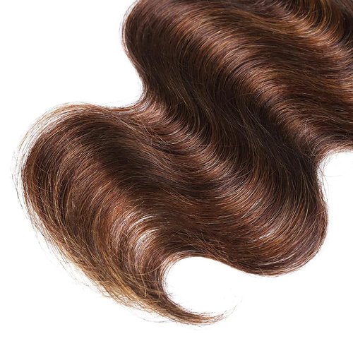 Brown Bundles Human Hair P4/30 Highlight Body Wave Human Hair Bundle 12 14 16 Inch Chocolate Brown Body Wave Bundles Ultra Soft Unprocessed Brazilian Remy Hair Extensions
