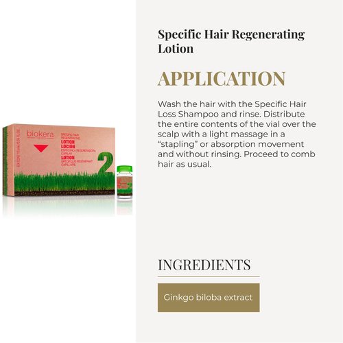 SALERM - Intensive Scalp Serum - Biokera Natura - 6 x 10 ml - Fortifying Hair Treatment for Women and Men - with Ginseng and Ginkgo Biloba - Strengthens Weakened Hair