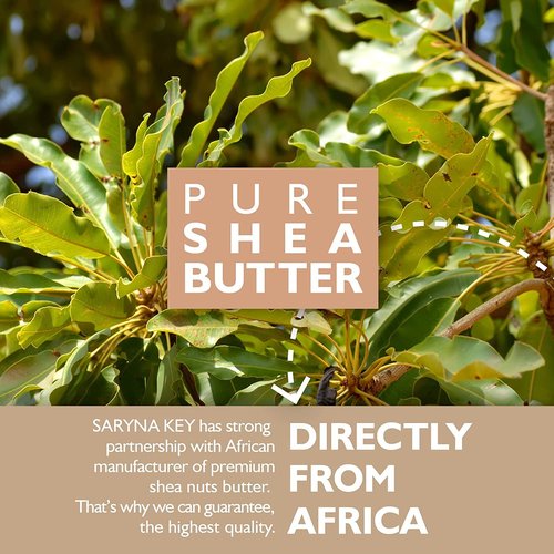 Saryna Key Light Damage Repair Treatment Butter Mask - African Shea Butter for Dry Hair Treatment - Rejuvenating Butter Moisturizer with Natural Keratin and Vitamins A, E, F(300ml/10.14oz)